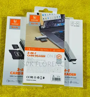 Card Reader USB-C or Lightning to SD and TF Card