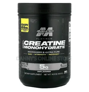 Micronised Platinum 100% Creatine Monohydrate, 400g, 80 Servings.