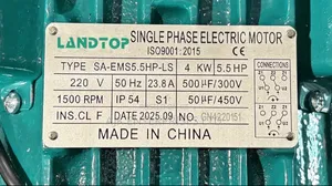 1phase Motor 5.5hp Normal Speed