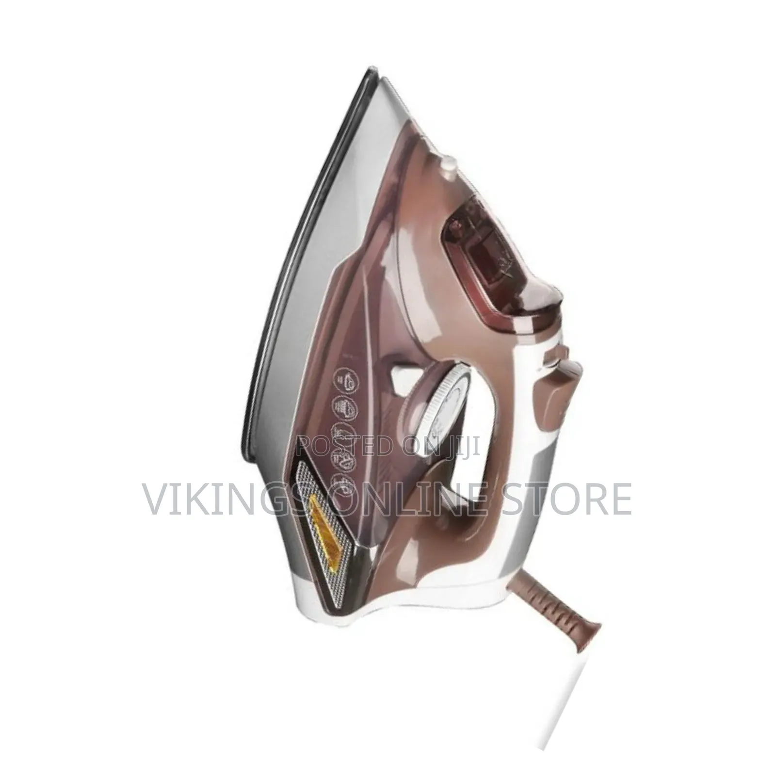 Royal Master Cord and Cordless Steam Iron- Cream