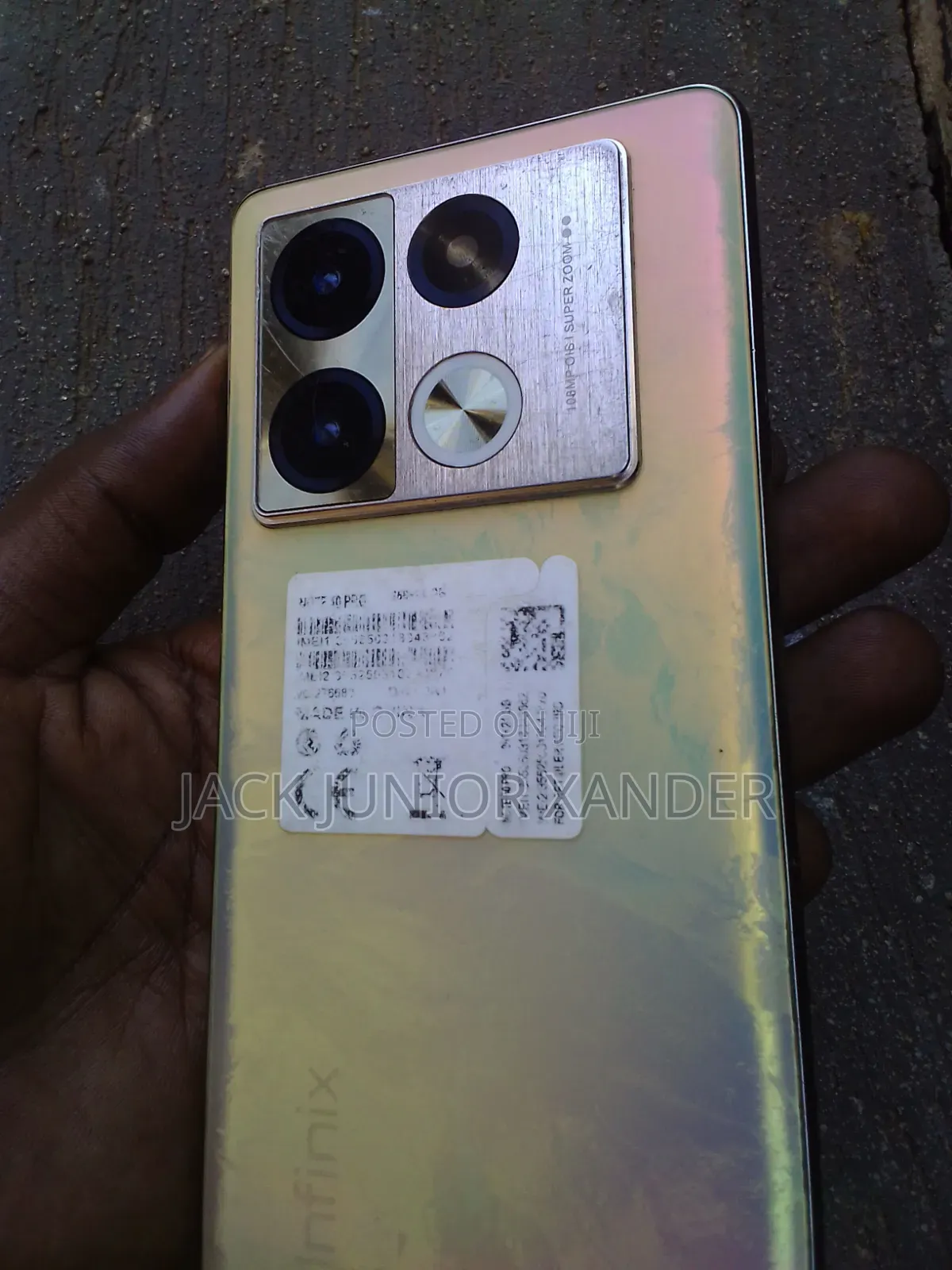 Infinix Note 40 Pro 256 GB Gold
