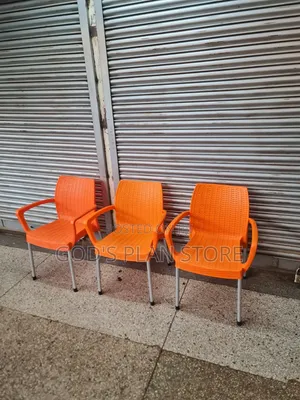 Orange Mosaic Texture Dining Plastic Chairs Plastic Chairs