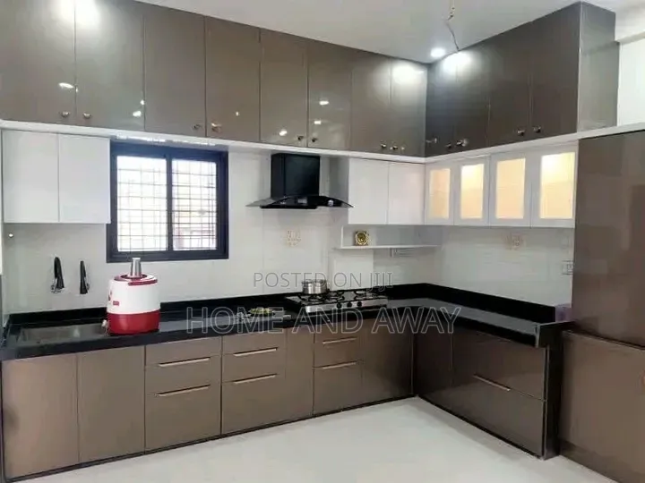 Kitchen Cabinets Simple L Designs From 900,000/- Per Running Meter