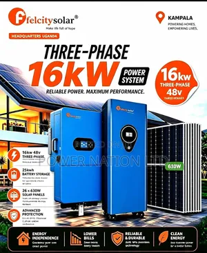 25kwh 16kva 48v Three Phase Felicity Hybrid Complete Solar System