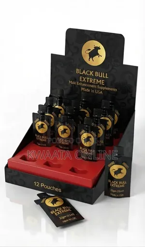 Black Bull Extreme Turbo "Dont Quit" Men's Sex Libido Honey(12 PC Box)