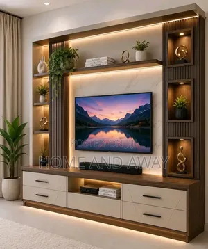 TV Stands/Rectangular Wall Unit TV Stands Any Colour From 2,000,000/-
