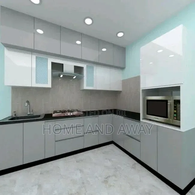 Kitchen Cabinets Perfect L Shape From 8,000,000/- In Any Colour