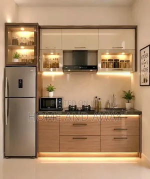 Kitchen Cabinets of Very Small Spaces From 4,000,000/- In Any Colour