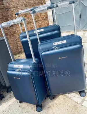 Quality Pure Fabric Fiber 3set Wide Handle Traveling Bag
