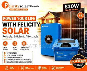 2.5kwh 2kva 12v Felicity Hybrid Solar System Complete Kit