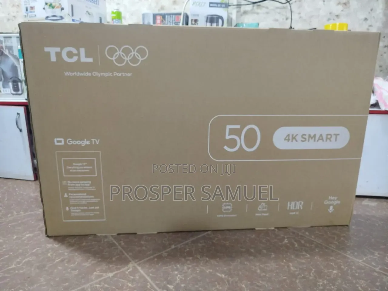 TCL Qled Google 50 Inches Frameless Digital Flat Screen Uhdk4