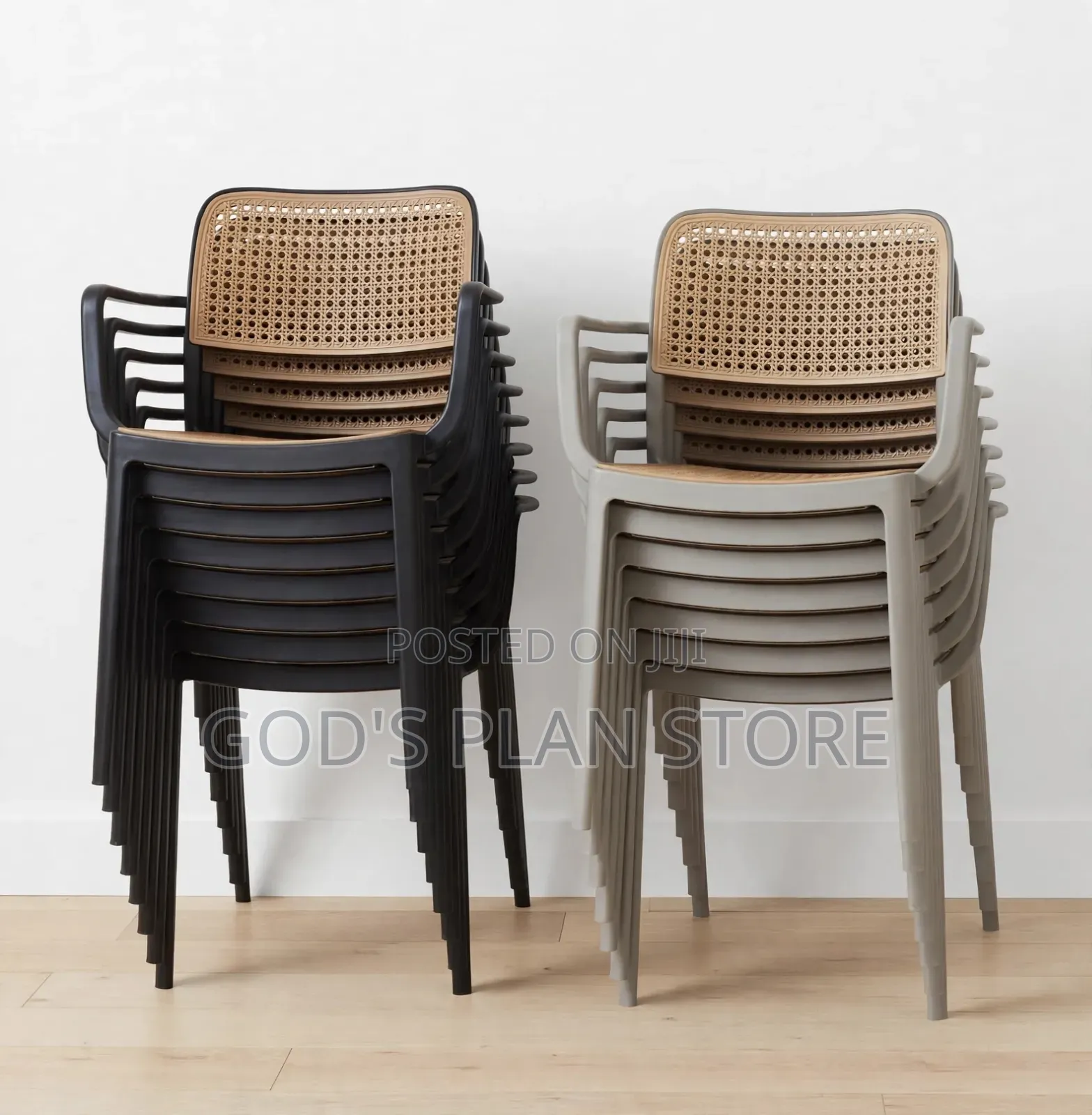 Rattan-Can Style Plastic Chairs Plastic Chairs