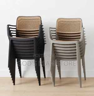 Rattan-Can Style Plastic Chairs Plastic Chairs