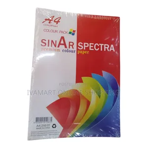 Colored Ream of Papers ( 250 Sheets ) - Size A4