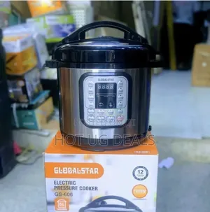 Globalstar GS-606 6L Electric Pressure Cooker - 12 Cooking Programs