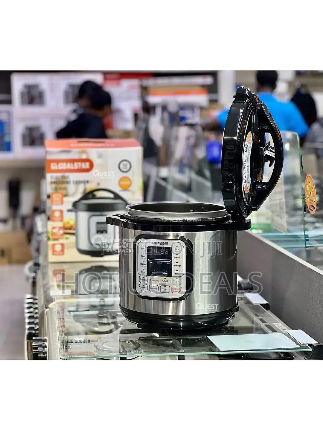 6-Litre Digital Electric Pressure Cooker (1000W) With 12 Smart Program