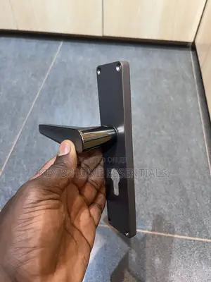 Complete Security Door Lock Set - Long Plate Design