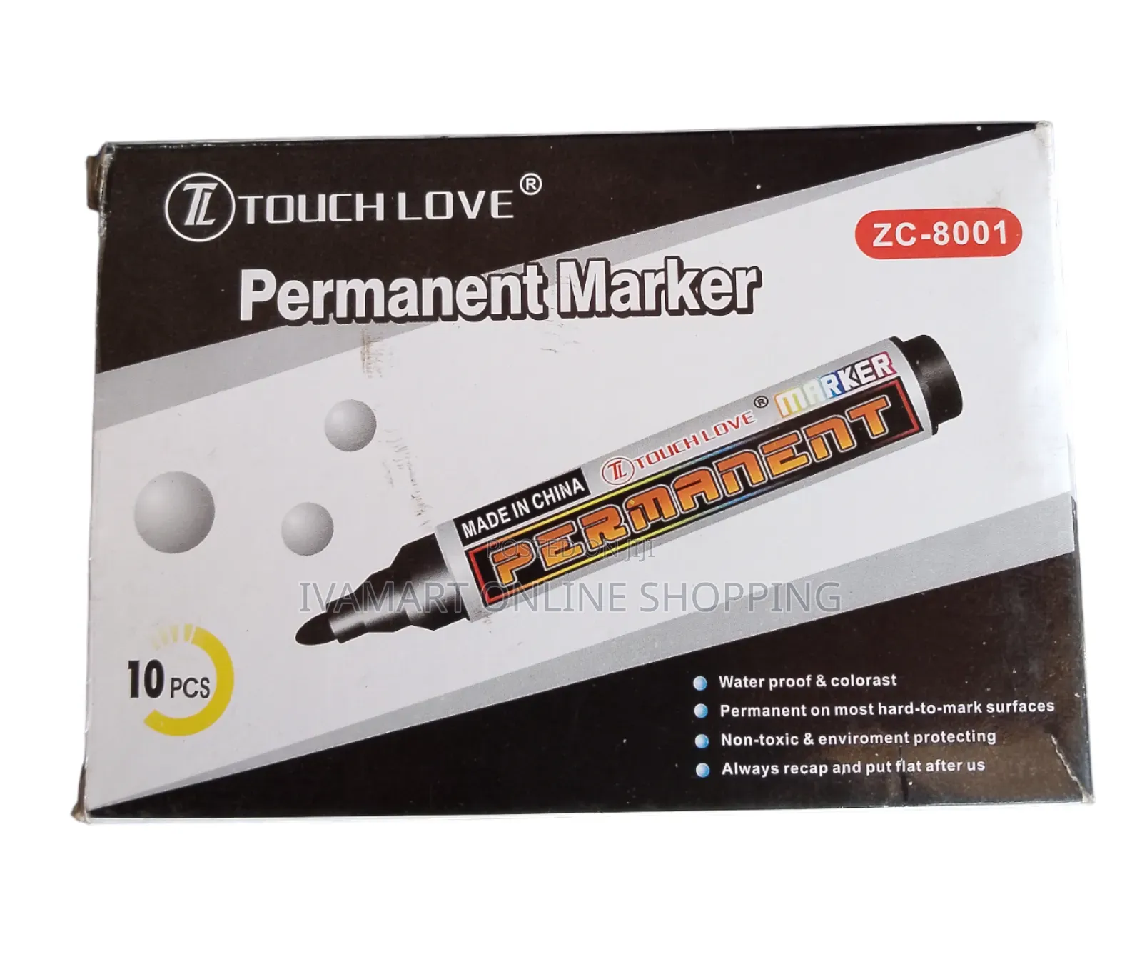 A Pack of Permanent Markers - 10 PCS
