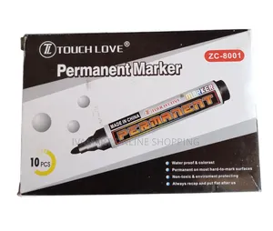 A Pack of Permanent Markers - 10 PCS