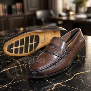 Original Men’s Classic Brown Billionaire Leather Penny Loafers