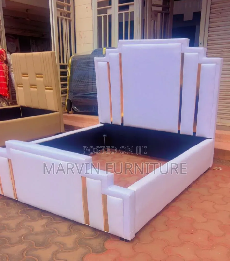 A Cream Bed 5by6 King Bed