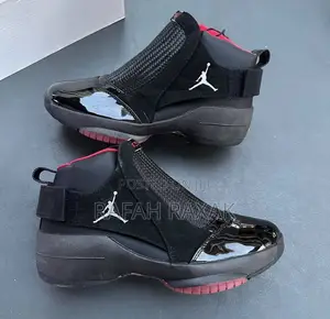 Original Black/Red Air Jordan 19 Retro OG Basketball Sneakers