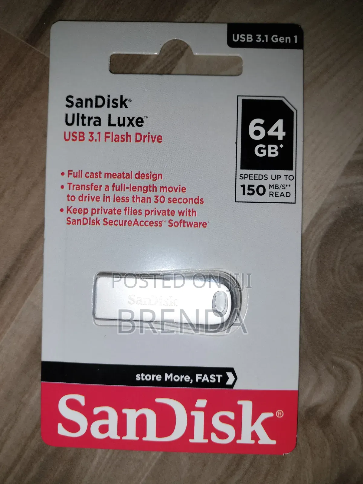 Brand New Original Sandisk 64, 32 and 8 GB Flash Disk or Drive