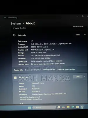 Laptop HP 15 8GB AMD SSD 256GB