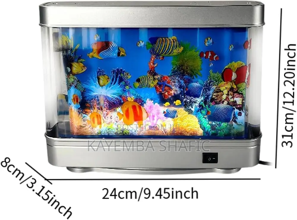 Artificial Moving Tropical Fish Aquarium Lamp Mood Light Tank.