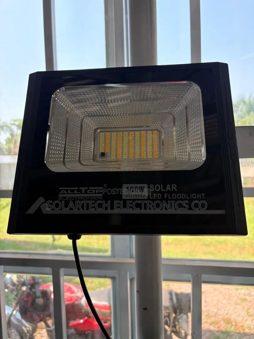 ALLTOP 100W Solar LED Flood Light – 3 Years Warranty