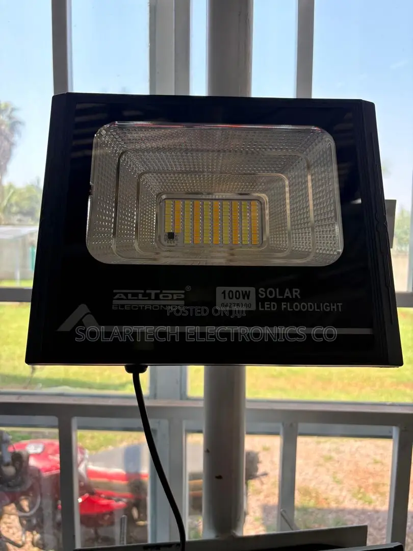 ALLTOP 100W Outdoor Solar Flood Light With Remote Control