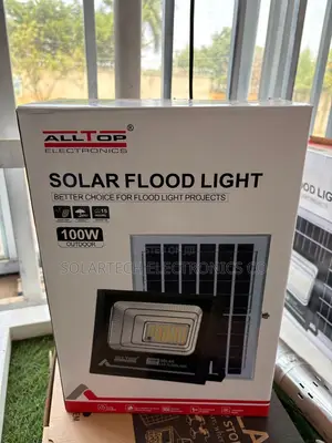 Brand New ALLTOP 100W Solar Security Flood Light for Outdoor Use