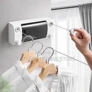 4.2m Wall Mounted Dual Retractable Clothes Line