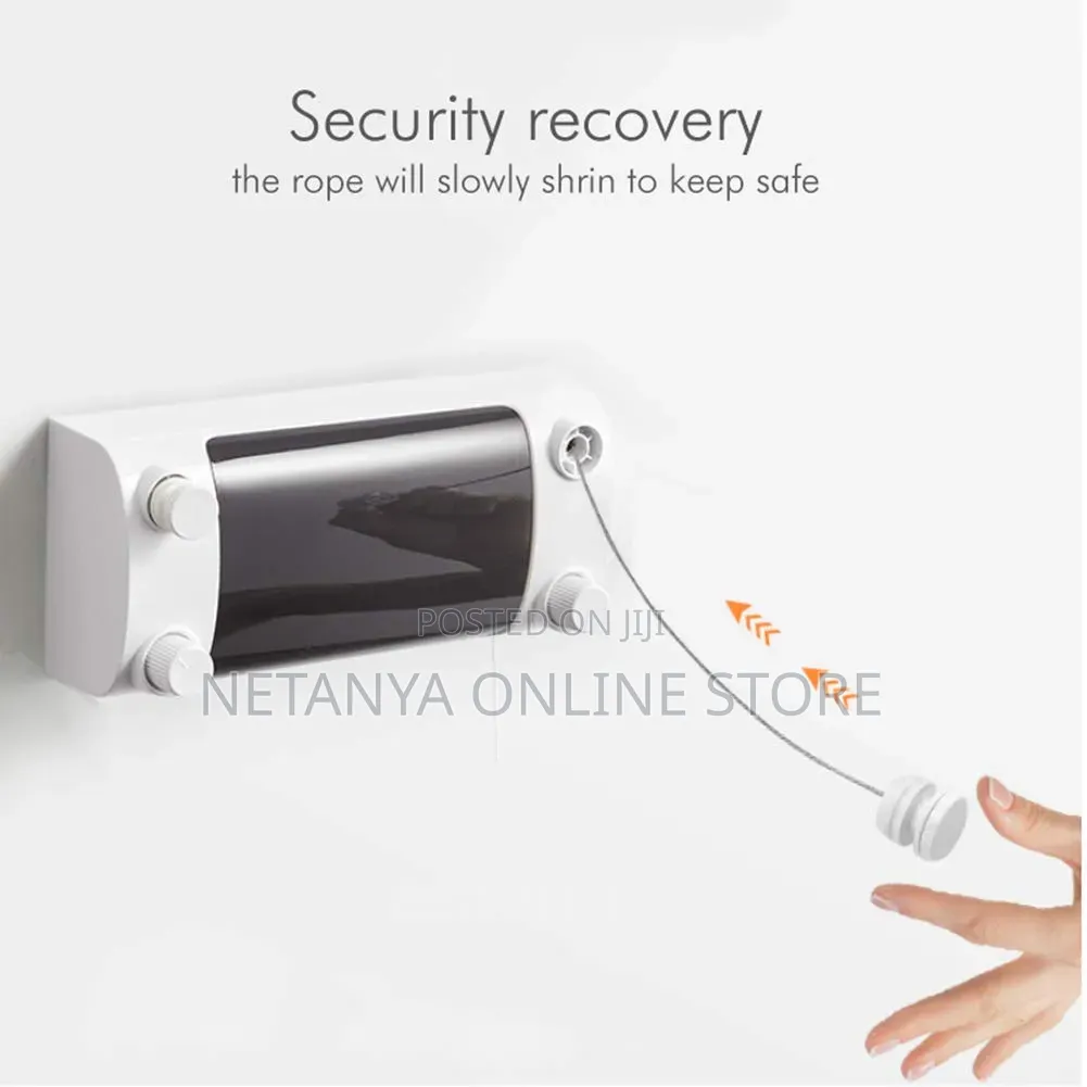 4.2m Wall Mounted Dual Retractable Clothes Line