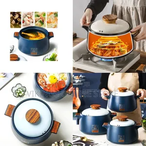 3 Pieces of Ceramic Casserole Dish With Insulated Handles Japanese