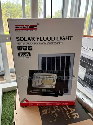 Brand New ALLTOP 100W Solar Security Flood Light for Outdoor Use