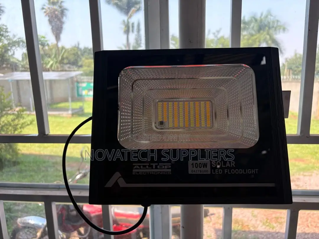 ALLTOP 100W LED Solar Flood Light With Solar Panel