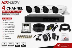 Home Business CCTV Security Kit – 4 Channel Hikvision