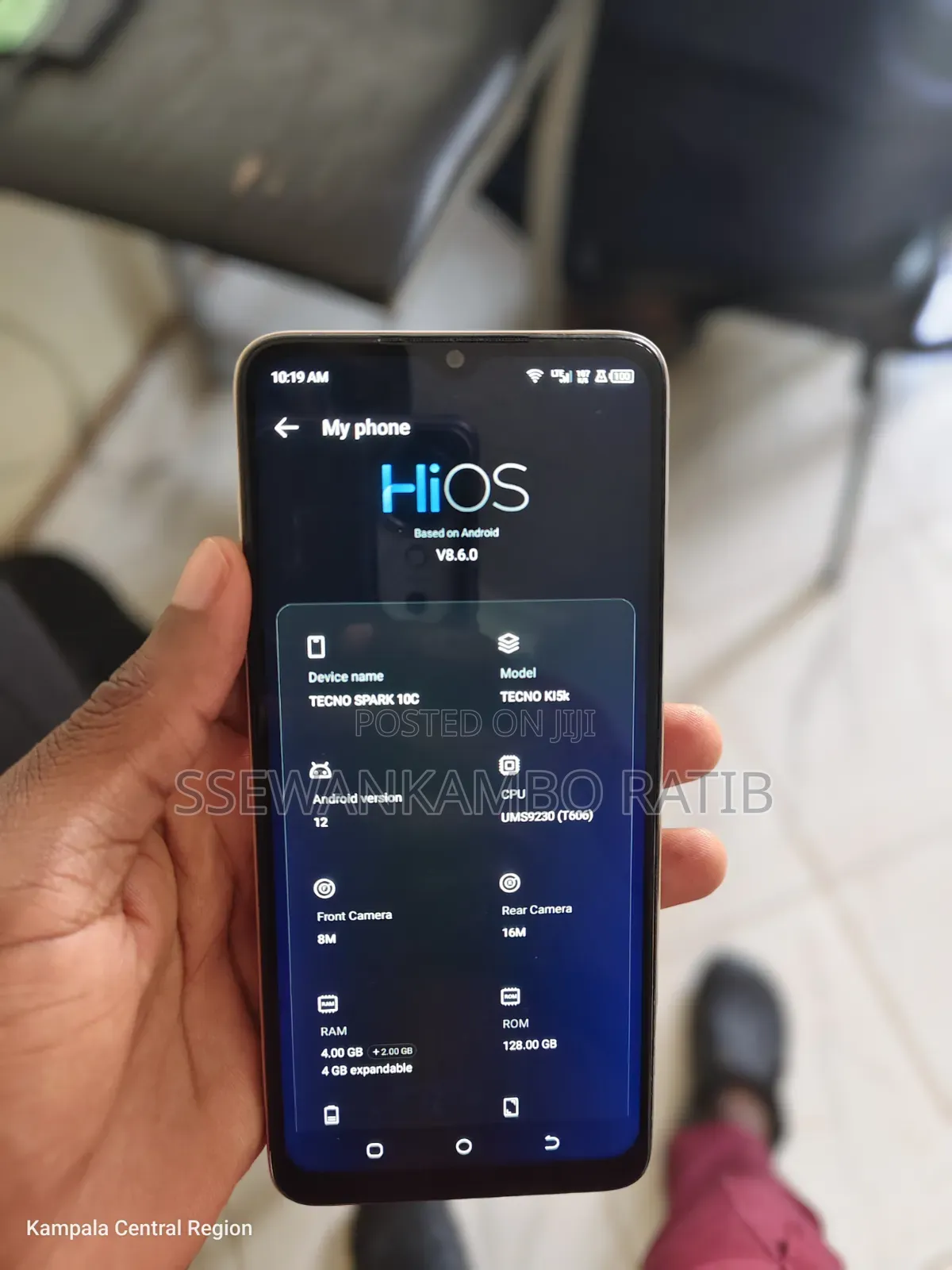 Tecno Spark 10C 128 GB Orange