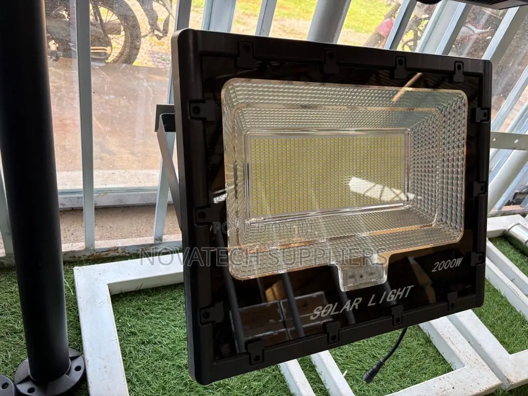 ALLTOP 2000W Outdoor Solar Flood Light With Remote Control
