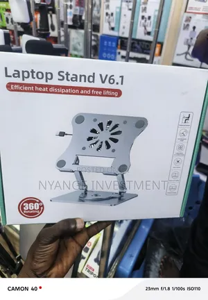 Laptop Stand V6.1, an Adjustable Aluminum Desktop Riser