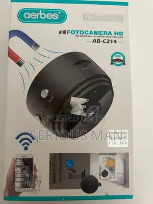Magnetic Wireless HD Security Camera Featuring Wi-Fi Connectivity