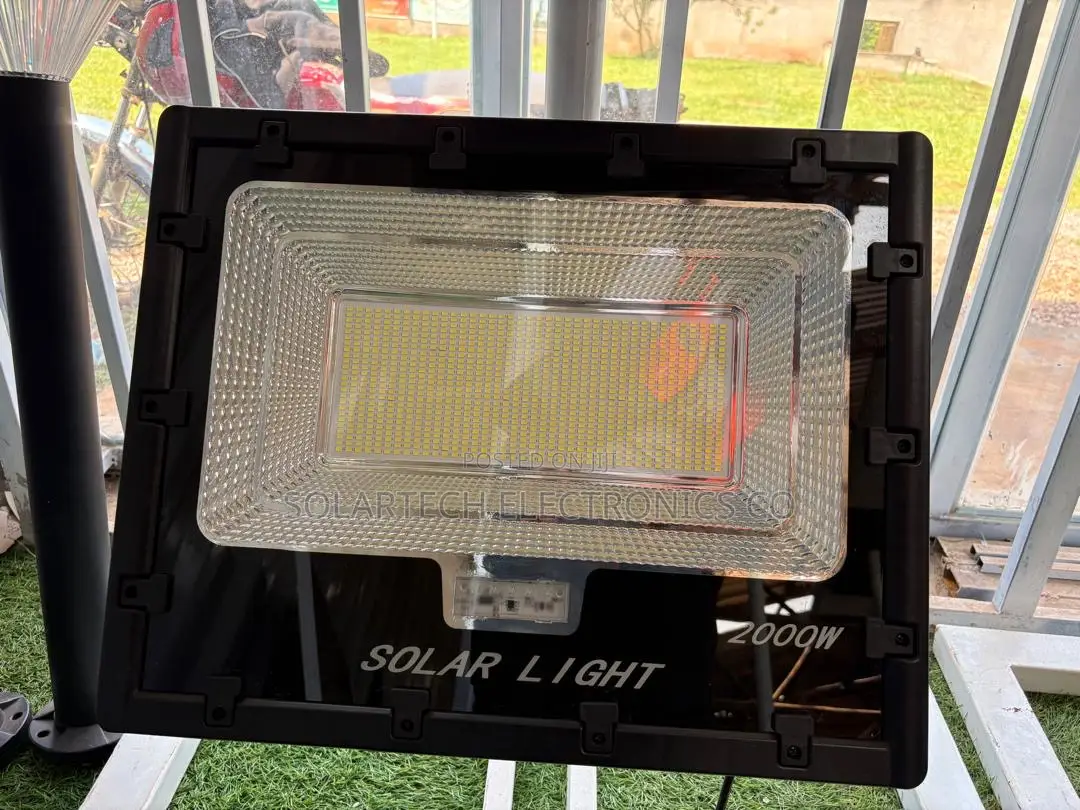 ALLTOP 2000W Energy Saving Solar LED Flood Light Inbuilt Battery