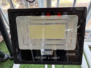 Premium ALLTOP 2000W Outdoor Solar Flood Light Pole and Wall Mounted