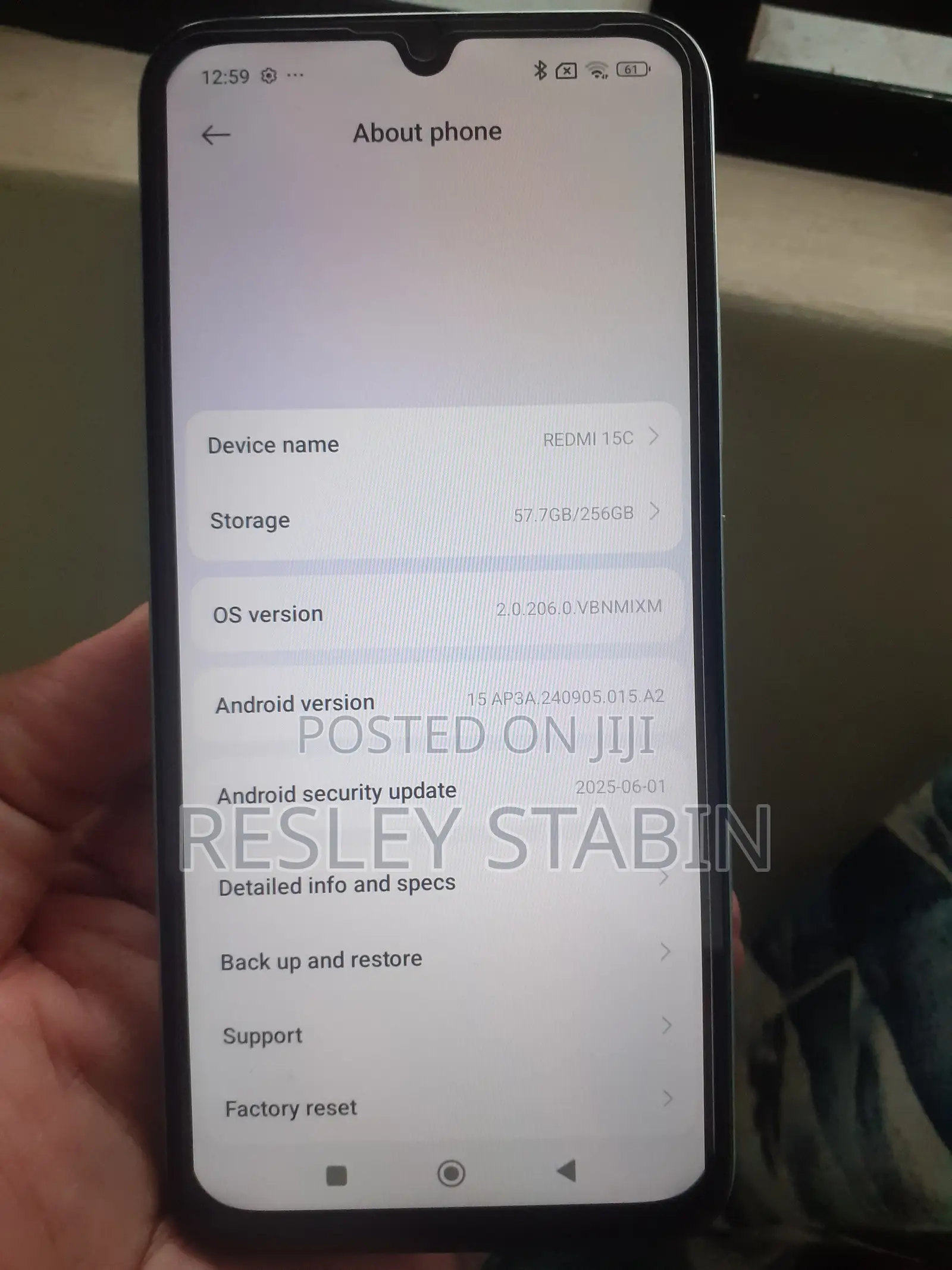 Xiaomi Redmi 15C 4G 256 GB Graphite