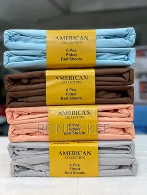 6pc Fited Bedsheets