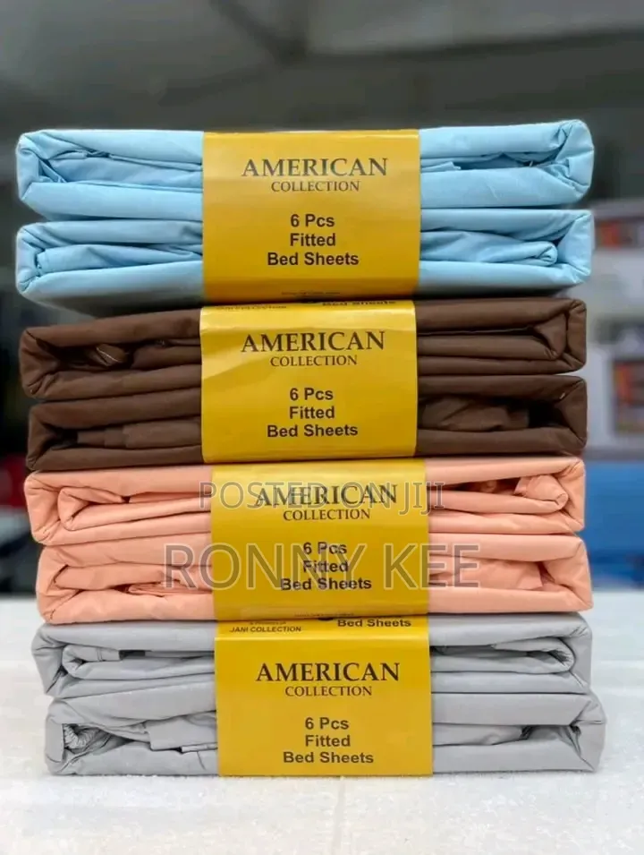 6pc Fited Bedsheets