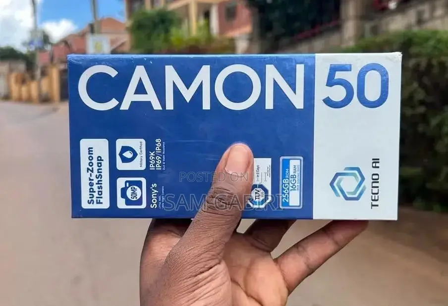 New Tecno Camon 50 256 GB Gray