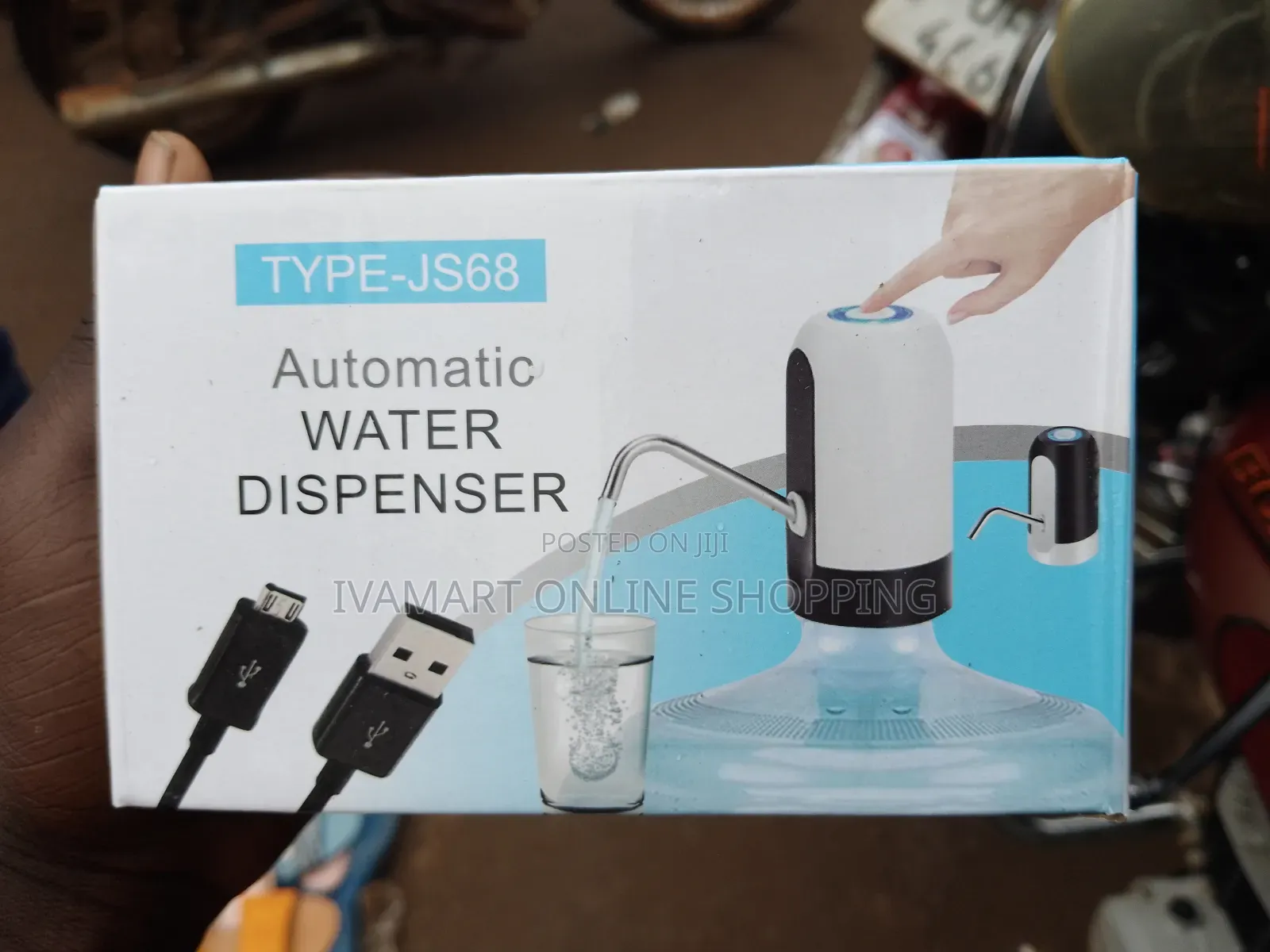 Automatic Water Bottle Dispenser - USB Rechargeable