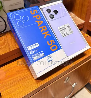 New Tecno Spark 50 128 GB Purple